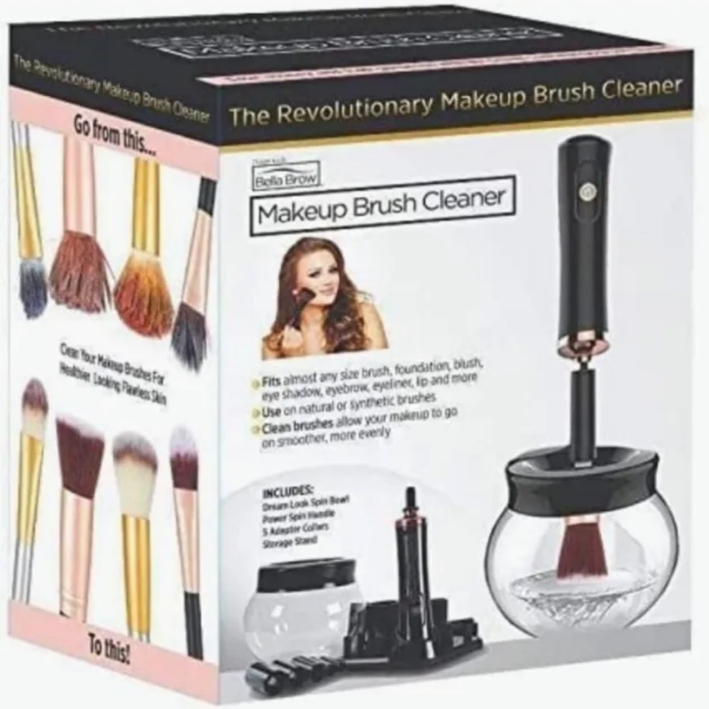 Bella Dream Look Automatic Make Up Brush Cleaner New In Box